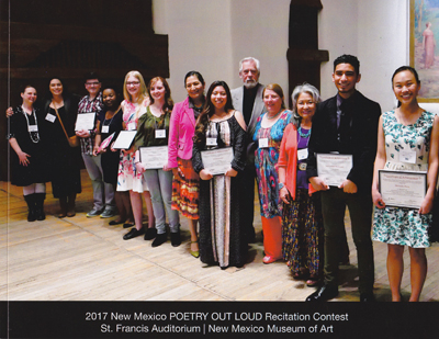 2017 New Mexico Poetry Out Loud - book, photos by Tim Keller