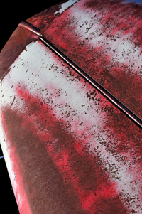 abstract photograph, abstraction, Tim Keller, red, hood