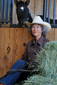 Linda Jackson, Western Horseman, by Tim Keller