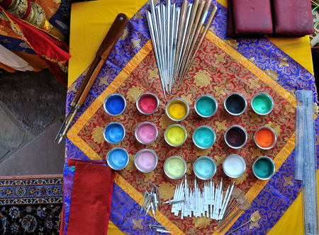 Mandala Sand Painting