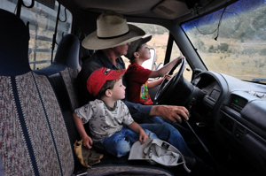 Brown Ranch driving lesson