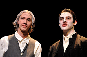 James Neary and Nathan Coleman in Dracula at Raton's Shuler Theater