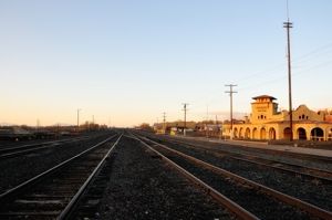 Train depot at Raton, New Mexico