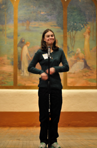 Clair Willden at Poetry Out Loud, Santa Fe 2012