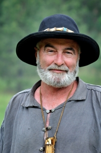 Joe, of Andrews, TX, at Santa Fe Trail Mountain Man Rendezvous, 2012