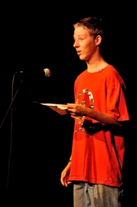 Austin Johnson, Poetry Rocks! Shuler Theater 2012