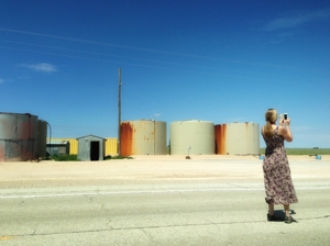 Christina Boyce at Crossroads, New Mexico, 2013