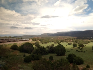 Amtrak Super Chief across northern New Mexico