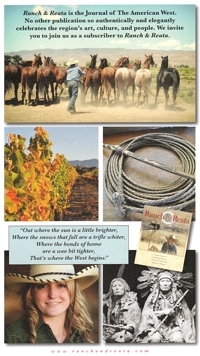 Tim Keller & Sierra Pillmore in Ad for Ranch & Reata