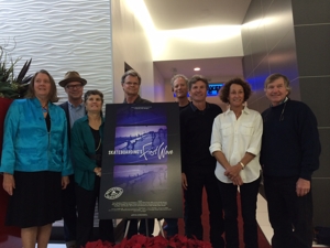 Palisades Skateboard Team at premiere of "Skateboarding's First Wave," Santa Monica Dec 20, 2014