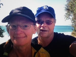 Christina Boyce & Tim Keller at Santa Monica's Palisades Park