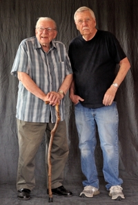 Bill Fegan & Tom Evans, stage directors, portrait by Tim Keller
