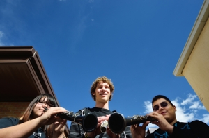 Collette Village Center, Forrest McConnell, & Juan Prieto-Archuleta, RHS band