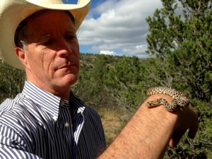 Peter Burg and bull snake