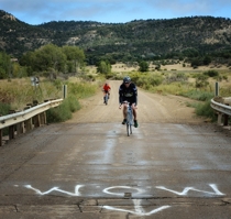 Robert McIvor & John Hayter, M.O.M. bike race 2014