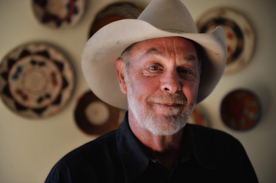 Michael Hearne portrait by Tim Keller, Taos, April 2015