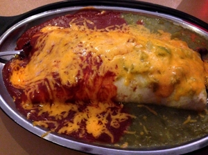 Tia Sophia's smothered burrito