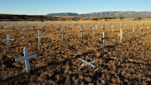 Cemetery at Fort Stanton, Lincoln County, New Mexico