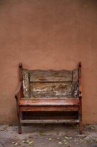 Bench at La Mesilla, New Mexico