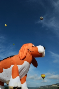 Beagle Maximus at International Santa Fe Trail Balloon Rally