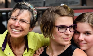 DeLaura, Tara, and Maren Padovan of Polyphony Marimba