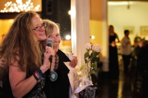 Christina Boyce & Paula Little - A.R. Mitchell Museum Black & White Western Ball 2015