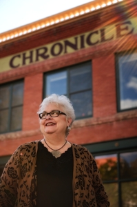Cathy Moser, features editor at The Chronicle-News, by Tim Keller