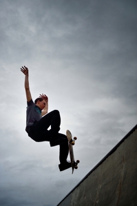 Father Carl Wertin, Colorado's skateboarding priest, Trinidad Skatepark Oct 2015