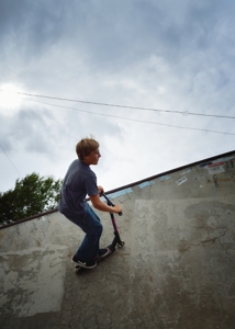 Jesse Kough at Trinidad Skatepark, Oct 2015, by Tim Keller