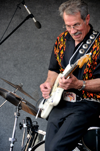 George Tomsco at Albuquerque Centennial Summerfest, The Fireballs, photo by Tim Keller