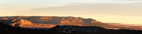 Sunrise over Trinidad, Colorado