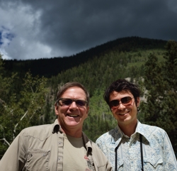 Dave Herndon & Max Gomez, Taos Ski Valley, Sept 2014, by Tim Keller