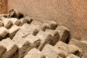 Adobe bricks, Fort Garland, Colorado