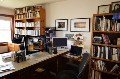 Tim Keller's office studio, Raton NM