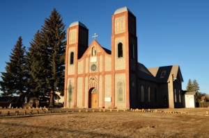 Our Lady of Guadalupe, Conejos, Colorado, in San Luis Valley, Colorado's oldest church
