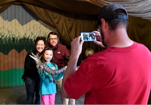 Doane family of Denver with Stumpy at Colorado Gators, 2016