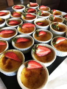 Creme brulee at Vermejo Park Ranch