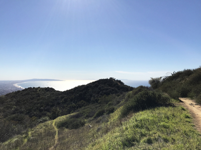 Hiking Temescal Ridge, Pacific Palisades CA