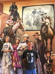 Tim Keller at the Autry Museum of the American West, mural