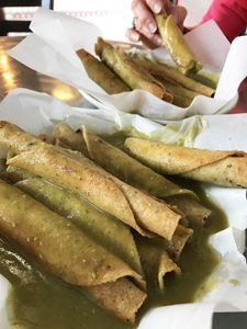 Taquitos at Olvera Street, by Tim Keller