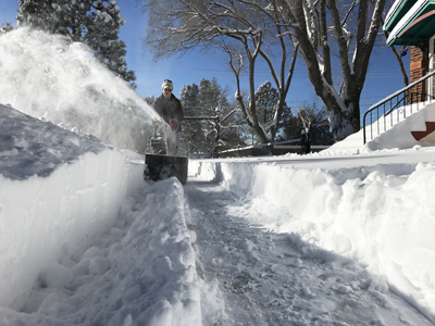 Snowblower - Tim Keller, home in Raton NM