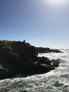 Glass Beach at California's Fort Bragg, Mendocino coasty