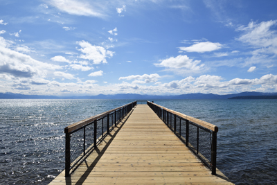 Kings Beach, Lake Tahoe, Nevada into California