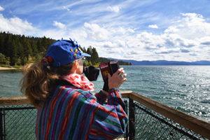 Christina Boyce at Kings Beach, Lake Tahoe