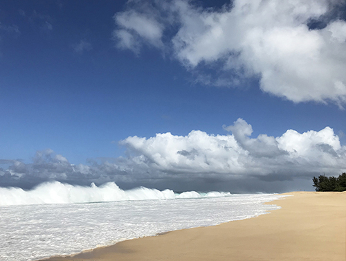 KeNui beach on Oahu's North Shore