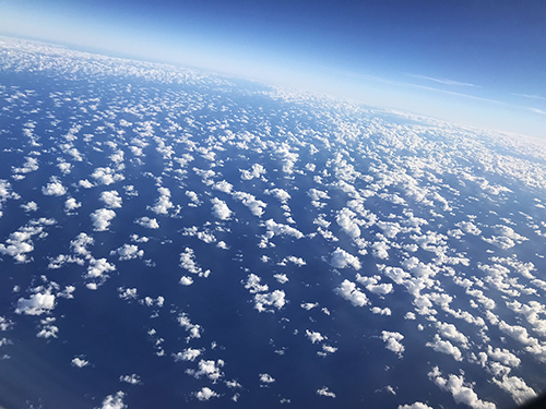 Clouds over the Pacific, by Tim Keller