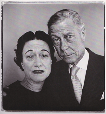 Duke & Duchess of Windsor, portrait by Richard Avedon, NYC 1957