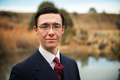 Cole Lewis portrait, Brown Ranch, Folsom NM, 2018