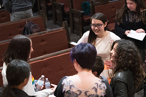 Arin Meis and friends at NM Poetry Out Loud 2018