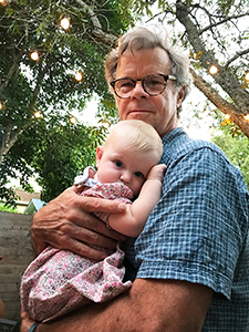 Joni Louise Lambo with her grandfather Tim Keller, Austin, October 2018